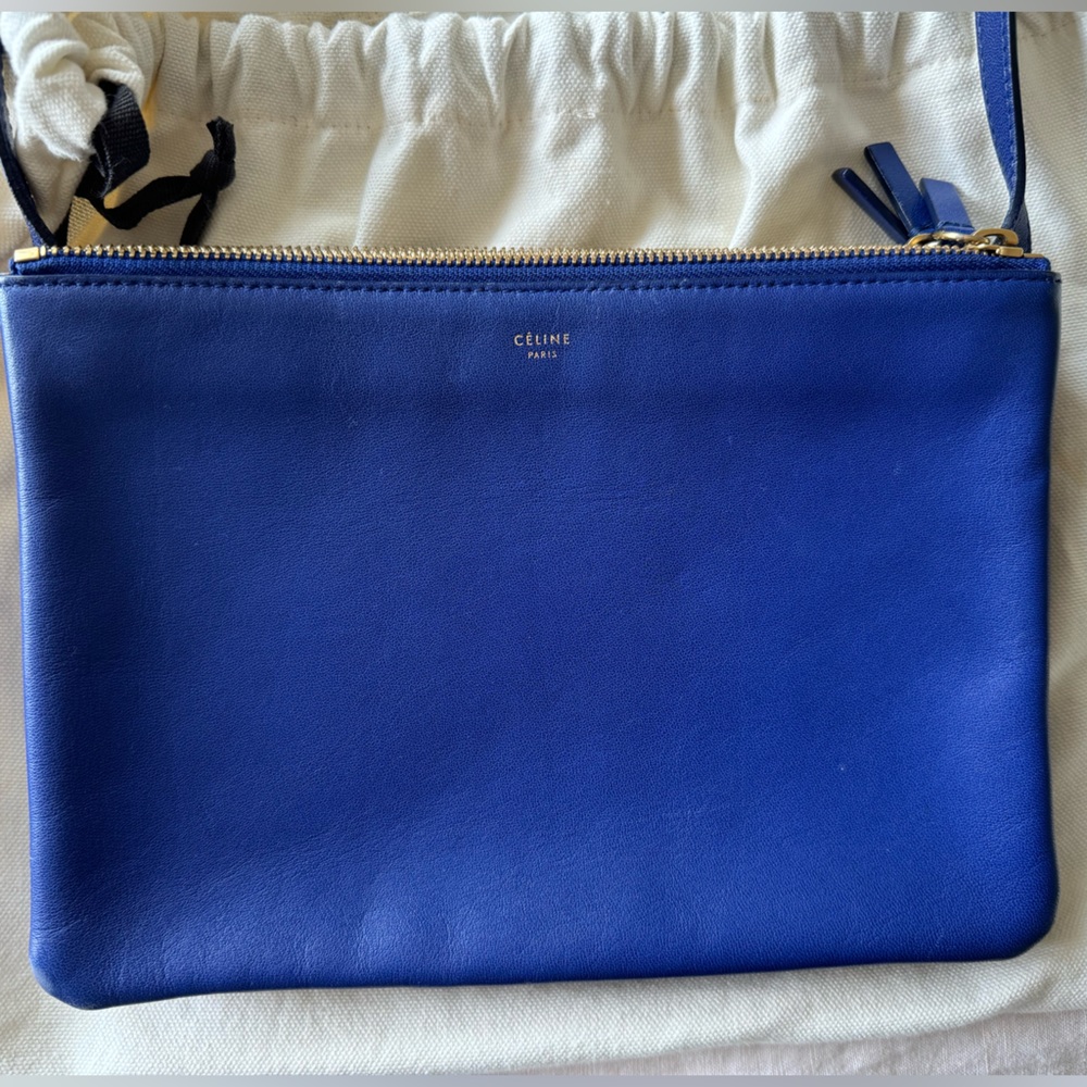 Céline trio bag blue - phoebe philo